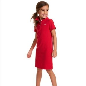 👗NWT vineyard Vines red polo girls dress